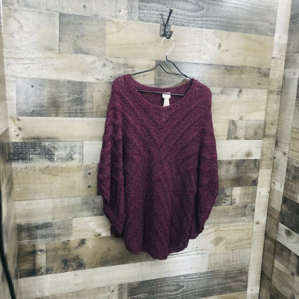 Chico's Chunky Knit Dolman Sleeve Sweater Top Sz S - Picture 2 of 8